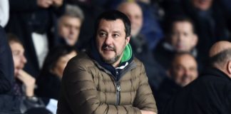 Salvini “Club rischiano di fallire, spero calcio riparta a giugno”