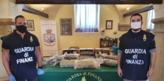 Sequestrati 78 kg di marijuana, due arresti a Vicenza