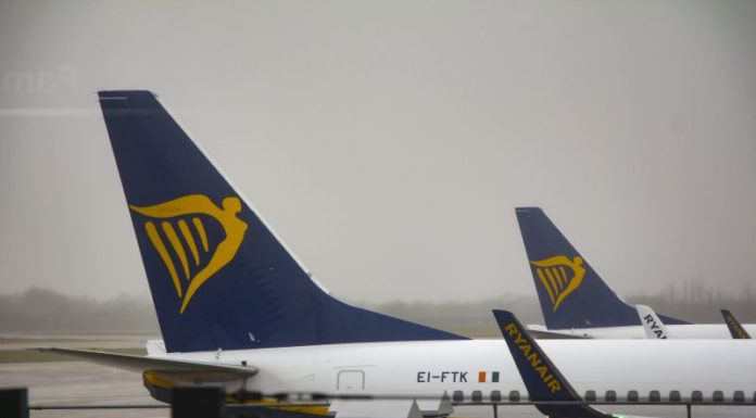 Ryanair dal 1 luglio pronta a ripristinare il 40% dei voli