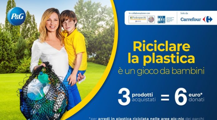 “Riciclare plastica e’ un gioco da bambini”, al via campagna per i parchi