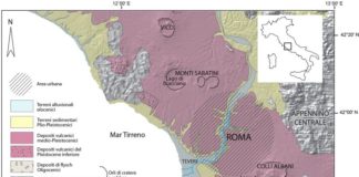 La storia vulcanica dei Monti Sabatini e i Colli Albani