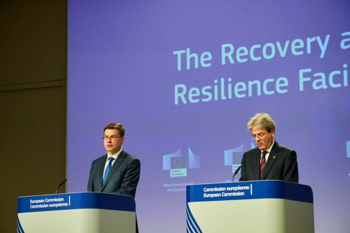 Valdis Dombrovskis, Paolo Gentiloni