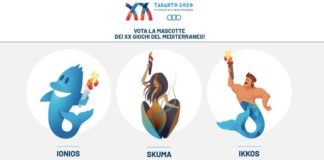 Al via voto per mascotte Giochi Mediterranto Taranto 2026