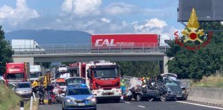 Incidenti stradali, quattro morti e tre feriti sull’autostrada A1
