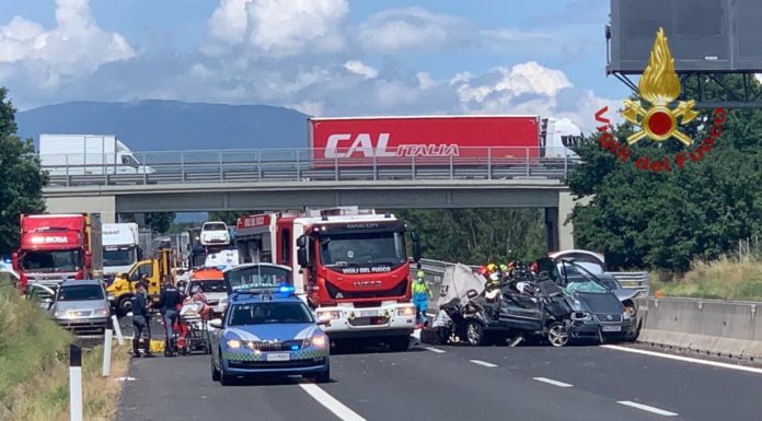 Incidenti stradali, quattro morti e tre feriti sull’autostrada A1