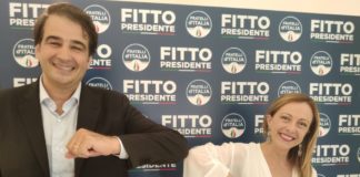 Fitto torna in campo per la Puglia, Meloni “Una scelta d’amore”