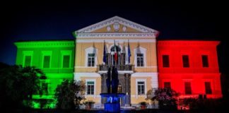 2 giugno, lo Spallanzani s’illumina col Tricolore