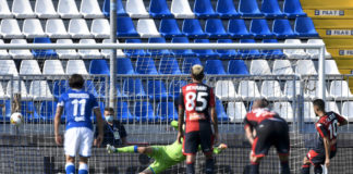 Due rigori e rimonta Grifone, Brescia-Genoa 2-2