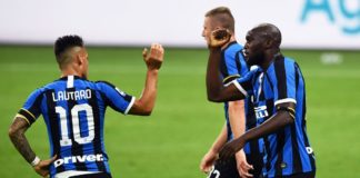 Lukaku-Lautaro, l’Inter batte 2-1 la Sampdoria