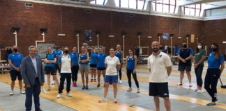 Scarso in visita alle sciabolatrici “Siete l’avamposto della normalità”