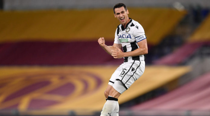 L’Udinese vince 2-0 all’Olimpico, Roma a -12 dall’Atalanta