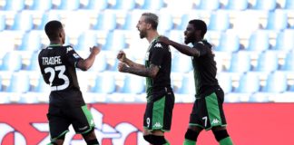 Il Sassuolo la spunta nel finale, battuto il Lecce 4-2