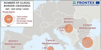 Migranti, a giugno più arrivi da Balcani e Mediterraneo occidentale