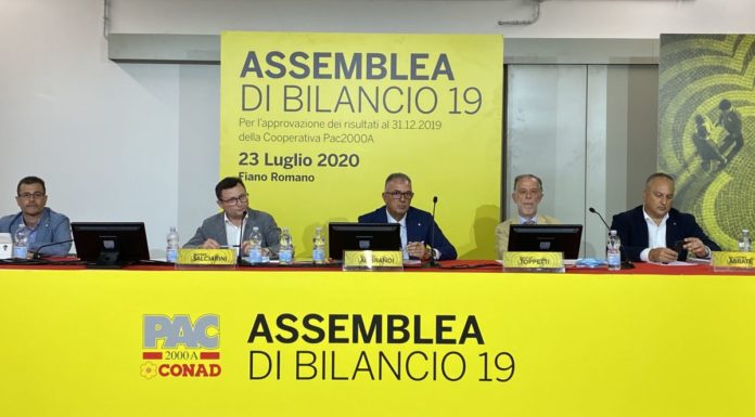 Conad PAC 2000A, fatturato consolidato 2019 +5,9%