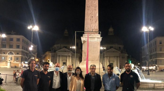 Roma, nuova illuminazione a Piazza del Popolo