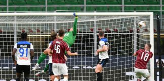 Zapata risponde a Calhanoglu, pari fra Milan e Atalanta