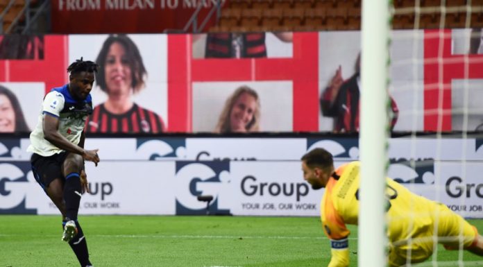 Zapata risponde a Calhanoglu, pari fra Milan e Atalanta