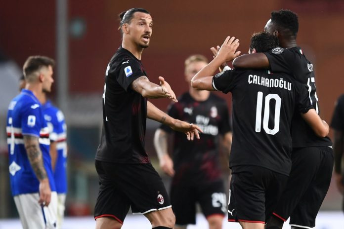 Sampdoria-Milan serie A