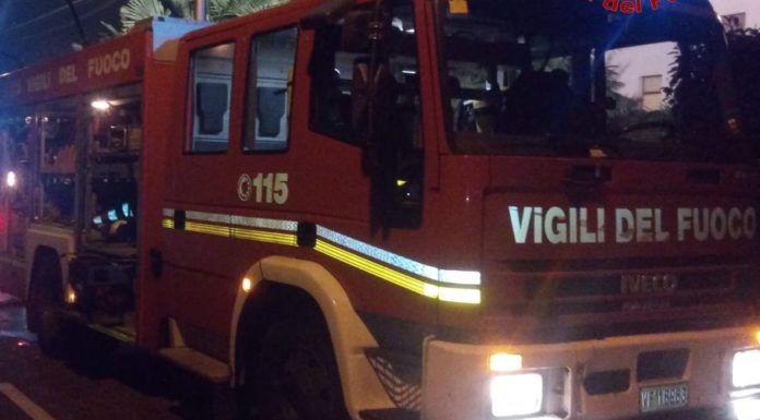 In fiamme Riserva di Monte Cofano nel Trapanese