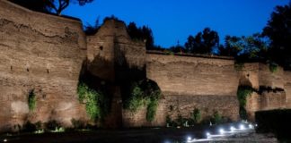 Roma, nuova illuminazione artistica Parco Mura Aureliane