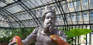 Una nuova statua del “Genio” all’Orto botanico di Palermo