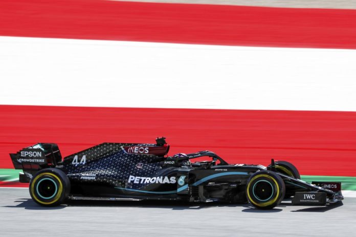Motorsports: FIA Formula One World Championship, WM, Weltmeisterschaft 2020, Grand Prix of Austria, 44 Lewis Hamilton (G