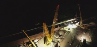 Viadotto Imera A19, concluso il varo dell’impalcato