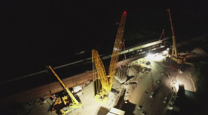 Viadotto Imera A19, concluso il varo dell’impalcato