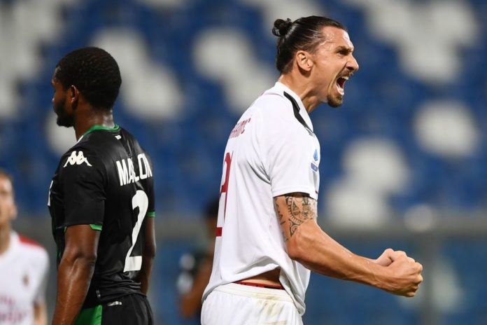 Sassuolo-Milan serie A