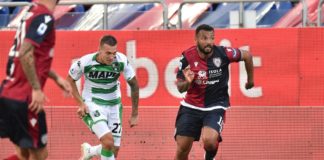Cagliari-Sassuolo 1-1, Joao Pedro rimedia al gol di Caputo