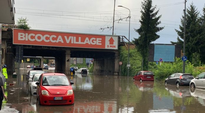 Bomba d’acqua su Milano, esonda il Seveso