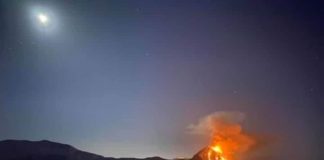 In fiamme Riserva di Monte Cofano nel Trapanese