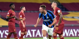 Roma-Inter finisce 2-2, nerazzurri a -5 dalla Juve
