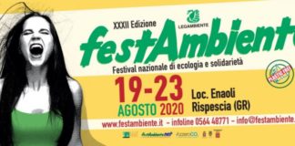Dal 19 al 23 agosto torna il Festival nazionale di Legambiente