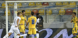 Finale andata playoff Serie B, lo Spezia vince 1-0 a Frosinone