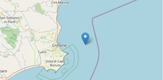 Scossa di magnitudo 3.5 sulla costa ionica crotonese