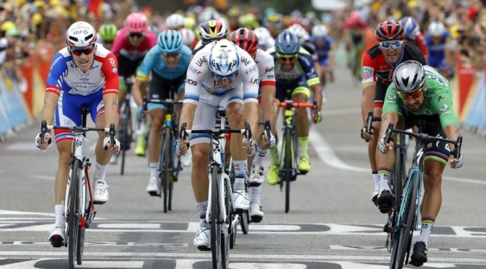 Al norvegese Kristoff prima tappa e maglia gialla al Tour2020