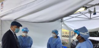 Coronavirus, sopralluogo Gallera in aeroporto Malpensa