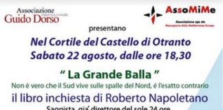 Libri, a Otranto presentazione “La grande balla” di Napoletano