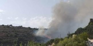 Noto nella morsa del fuoco, caccia al piromane