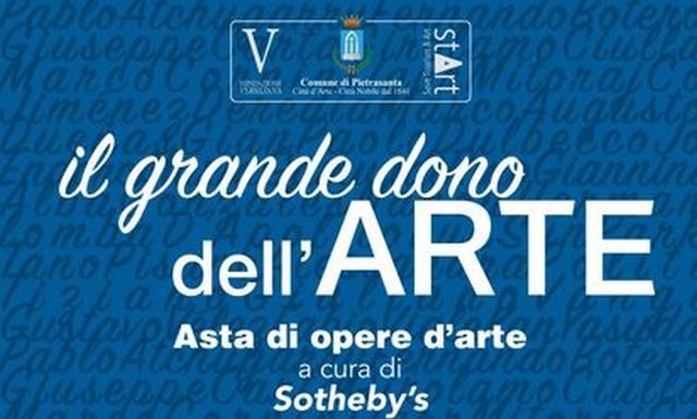 Coronavirus, l’arte mondiale si mobilita. Asta benefica a Pietrasanta