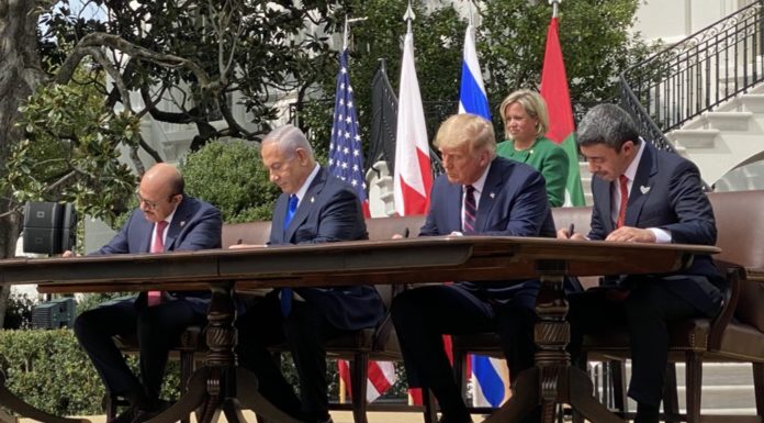 Medio Oriente, firmati i trattati Israele-Emirati Arabi-Bahrein