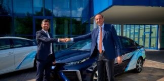 Toyota consegna tre Mirai per il progetto LIFEalps a Bolzano