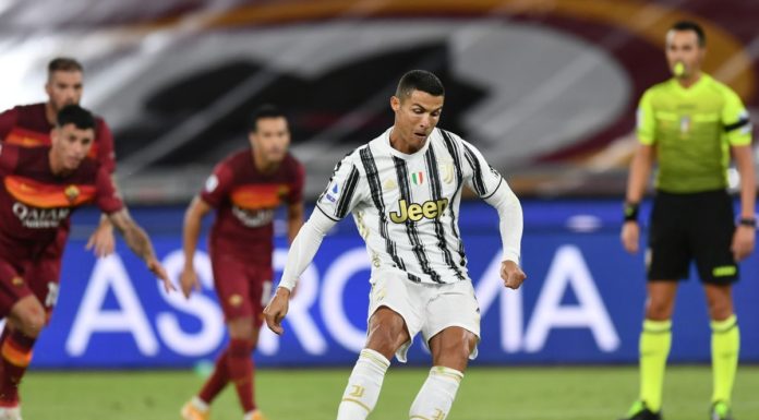 Roma-Juve 2-2, doppio Veretout e doppio CR7