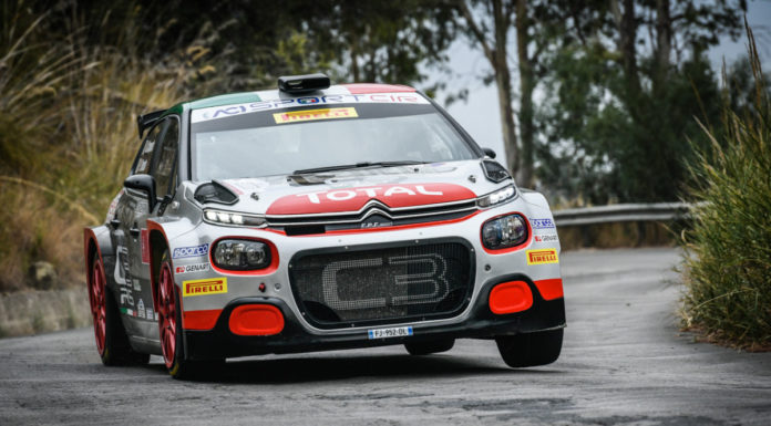 La Citroen C3 R5 di Crugnola e Ometto vince la Targa Florio