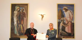 Parrinello Commendatore dell’Ordine di San Gregorio Magno