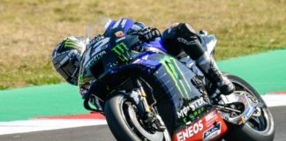 Vinales vince il Gp dell’Emilia Romagna, ritiro di Rossi