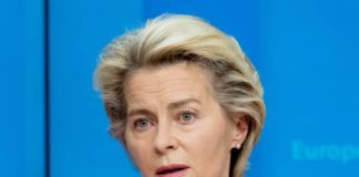 Coronavirus, Von der Leyen in auto isolamento
