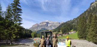 Piemonte, per gli Alpini dell’Esercito “lezioni” di ruspa e spazzaneve