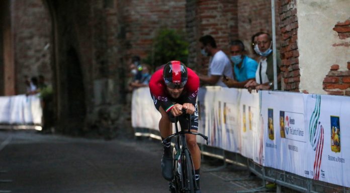 Ganna vince la crono di Valdobbiadene, Almeida resta in rosa